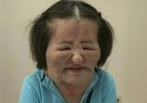 扇風機おばさんと呼ばれた女性の画像